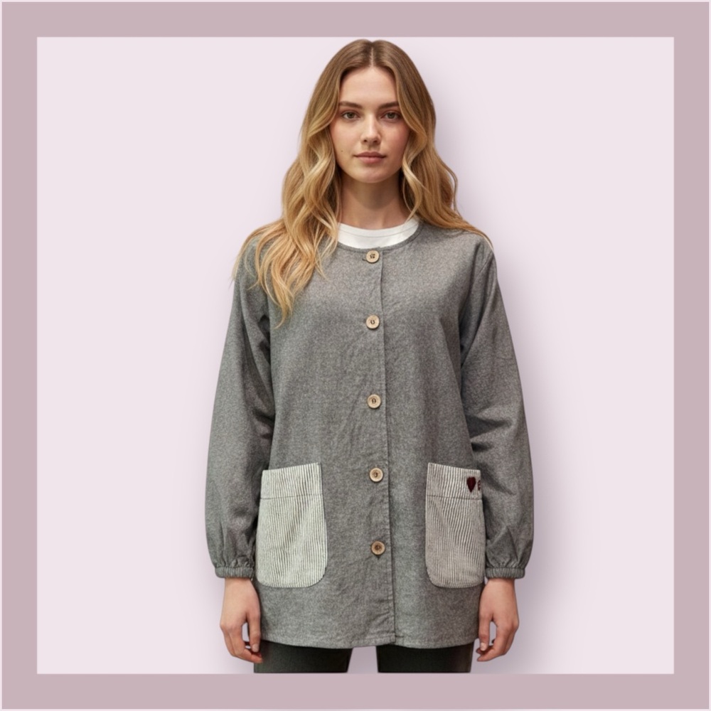 Sanyoshi Sangyo Co. Heart Embroidered Jacket